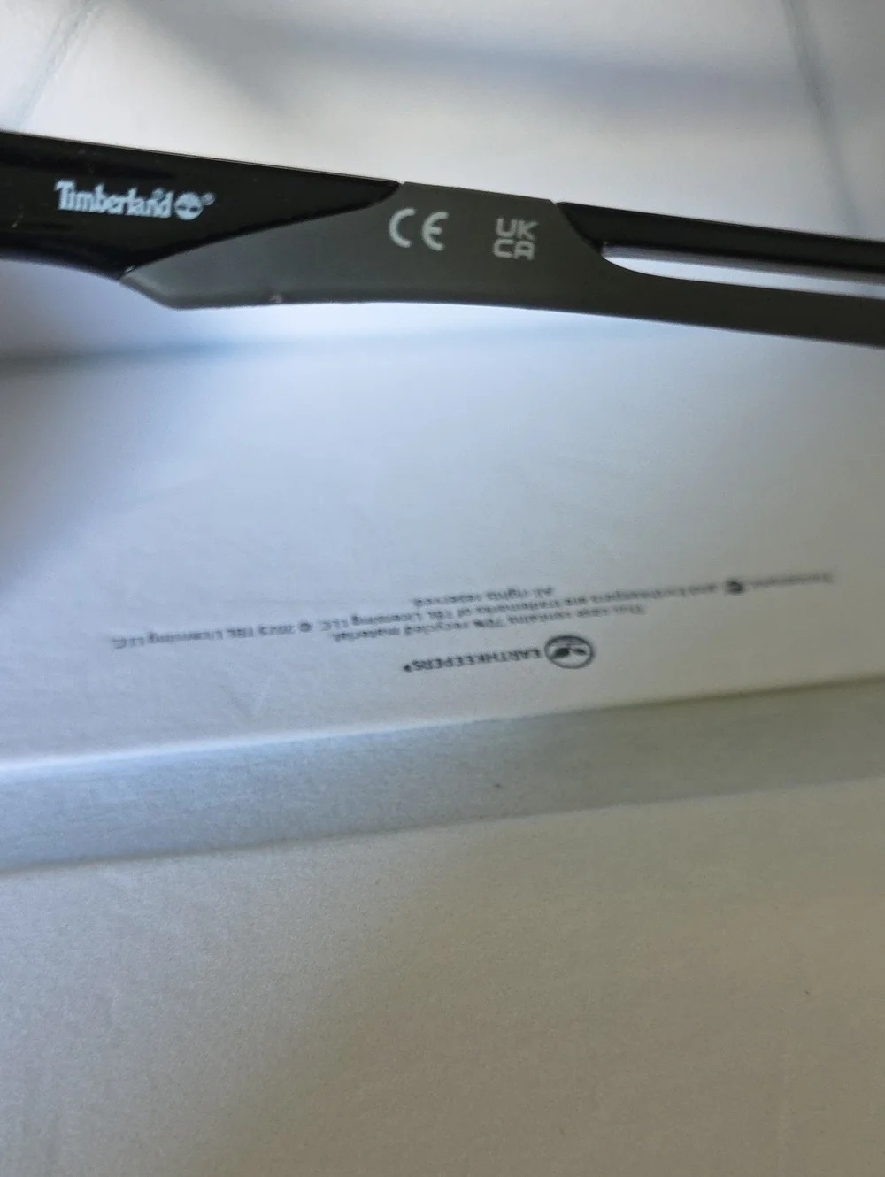 Timberland Black Sunglasses With Blue Lenses